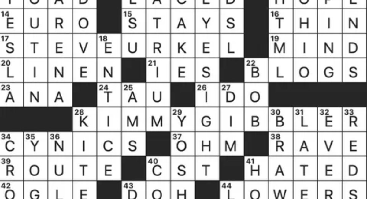 italian fashion house crossword